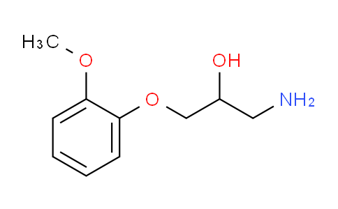 CAS No. 63257-76-1, 1-amino-3-(2-methoxyphenoxy)propan-2-ol