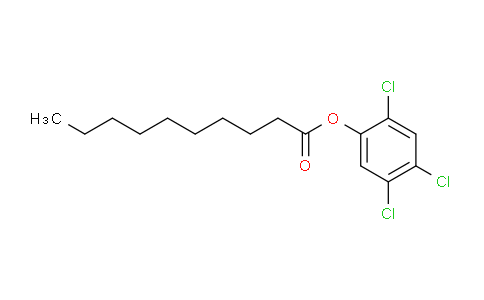 CAS No. 89927-90-2, 2,4,5-trichlorophenyl decanoate