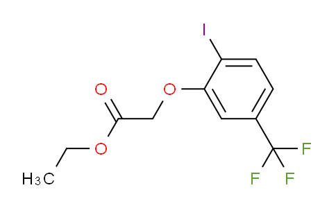 CAS No. 336625-15-1, ethyl 2-(2-iodo-5-(trifluoromethyl)phenoxy)acetate