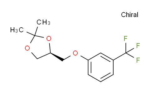 CAS No. 61248-90-6, (4S)-2,2-dimethyl-4-[[3-(trifluoromethyl)phenoxy]methyl]-1,3-dioxolane