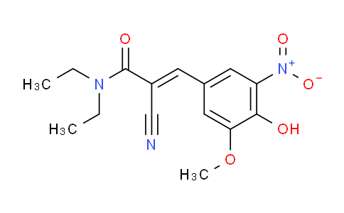 CAS No. 857629-78-8, (E)-2-cyano-N,N-diethyl-3-(4-hydroxy-3-methoxy-5-nitrophenyl)prop-2-enamide