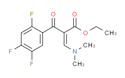 CAS No. 1363407-27-5, ethyl (Z)-3-(dimethylamino)-2-(2,4,5-trifluorobenzoyl)acrylate