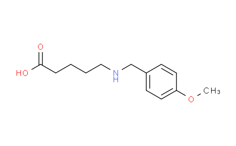 CAS No. 947181-36-4, 5-((4-methoxybenzyl)amino)pentanoic acid