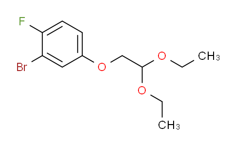 CAS No. 1545338-99-5, 2-bromo-4-(2,2-diethoxyethoxy)-1-fluorobenzene