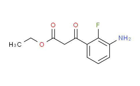 CAS No. 1567366-22-6, ethyl 3-(3-amino-2-fluorophenyl)-3-oxopropanoate