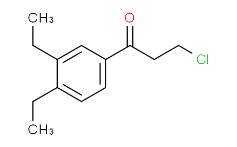CAS No. 312753-50-7, 3-chloro-1-(3,4-diethylphenyl)propan-1-one
