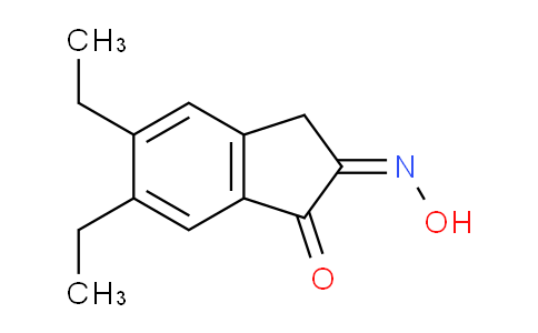 CAS No. 312753-52-9, (2Z)-5,6-diethyl-2-hydroxyimino-3H-inden-1-one