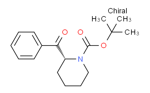 CAS No. 203056-16-0, tert-butyl (R)-2-benzoylpiperidine-1-carboxylate