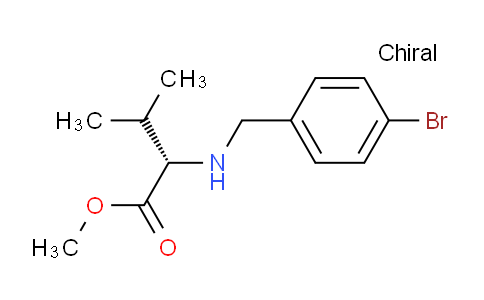 CAS No. 867022-53-5, L-Valine, N-[(4-bromophenyl)methyl]-, methyl ester