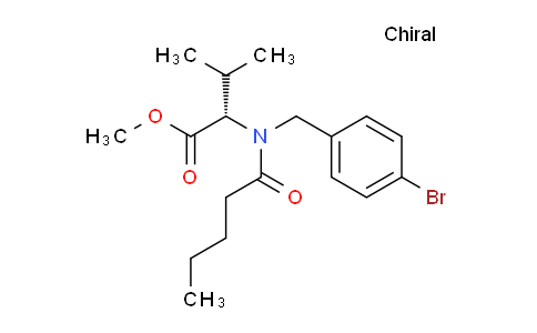 CAS No. 918447-44-6, methyl N-(4-bromobenzyl)-N-pentanoyl-L-valinate