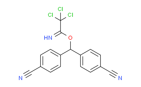 CAS No. 1161570-94-0, bis(4-cyanophenyl)methyl 2,2,2-trichloroacetimidate