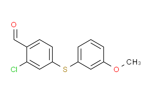 CAS No. 509089-07-0, 2-chloro-4-((3-methoxyphenyl)thio)benzaldehyde