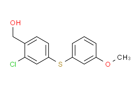 CAS No. 509089-09-2, (2-chloro-4-((3-methoxyphenyl)thio)phenyl)methanol