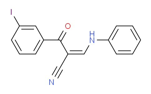 CAS No. 249937-25-5, (Z)-2-(3-iodobenzoyl)-3-(phenylamino)acrylonitrile