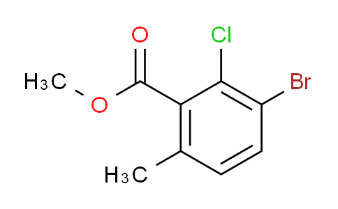 CAS No. 2385023-99-2, Benzoic acid, 3-bromo-2-chloro-6-methyl-, methyl ester