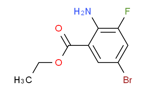 CAS No. 1183479-43-7, ethyl 2-amino-5-bromo-3-fluorobenzoate