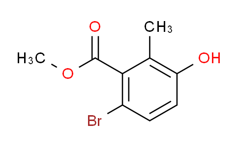 CAS No. 55289-15-1, methyl 6-bromo-3-hydroxy-2-methylbenzoate