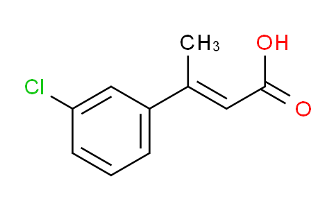 CAS No. 7394-51-6, (E)-3-(3-chlorophenyl)but-2-enoic acid