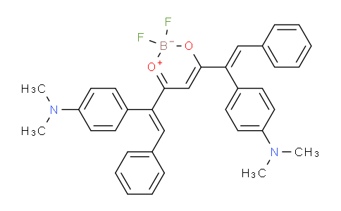 CAS No. 1193447-34-5, 4,6-bis(4-dimethylaminophenyl styryl)- 2,2-difluoro-(1,3,2) dioxaborinin-4-ene-1-ium-2-uide