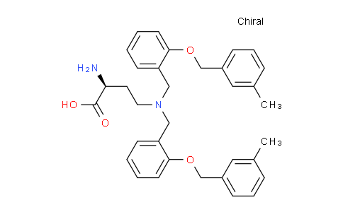 CAS No. 1855871-76-9, (S)-2-Amino-4-(bis(2-((3- methylbenzyl)oxy)benzyl)amino)butanoic acid
