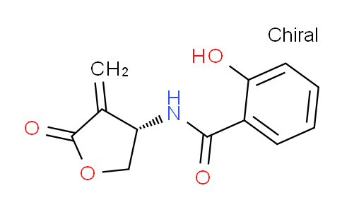 CAS No. 1443448-82-5, 2-hydroxy-N-[(3S)-4-methylidene-5-oxooxolan-3-yl]benzamide