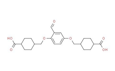 CAS No. 1943744-56-6, 4-[[4-[(4-carboxycyclohexyl)methoxy]-3-formylphenoxy]methyl]cyclohexane-1-carboxylic acid