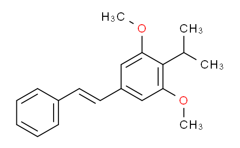CAS No. 678986-73-7, 1,3-dimethoxy-5-[(E)-2-phenylethenyl]-2-propan-2-ylbenzene