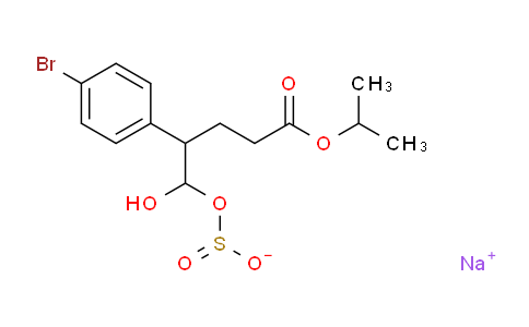 CAS No. 1476776-47-2, Sodium2-(4-Bromophenyl)-1-hydroxy-5-isopropoxy-5-oxopentyl sulfite