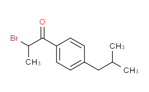CAS No. 80336-64-7, 2-bromo-1-[4-(2-methylpropyl)phenyl]propan-1-one