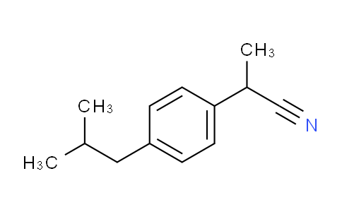 CAS No. 58609-73-7, 2-[4-(2-methylpropyl)phenyl]propanenitrile