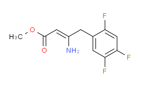 CAS No. 1402237-72-2, methyl (Z)-3-amino-4-(2,4,5-trifluorophenyl)but-2-enoate