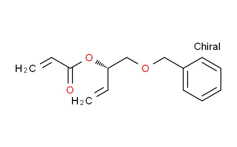 CAS No. 681463-02-5, 2-Propenoic acid, (1S)-1-[(phenylmethoxy)methyl]-2-propen-1-yl ester