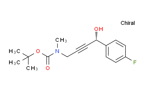 DY745362 | 1352344-86-5 | tert-butyl (R)-(4-(4-fluorophenyl)-4-hydroxybut-2-yn-1-yl)(methyl)carbamate