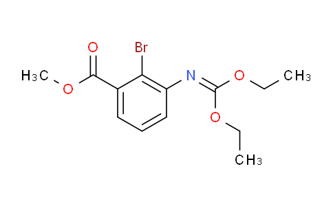 CAS No. 1239349-12-2, methyl 2-bromo-3-((diethoxymethylene)amino)benzoate