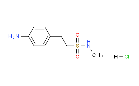 CAS No. 98623-17-7, 2-(4-aminophenyl)-N-methylethane-1-sulfonamide hydrochloride