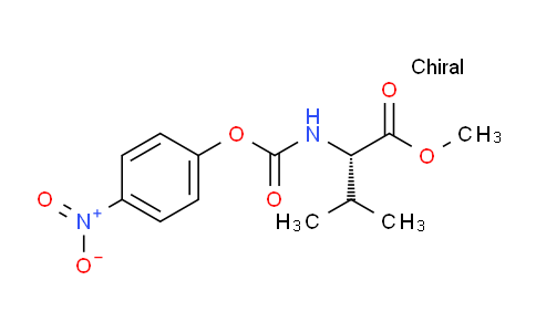 CAS No. 162537-10-2, methyl (2S)-3-methyl-2-[(4-nitrophenoxy)carbonylamino]butanoate