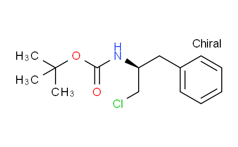 CAS No. 403735-04-6, tert-butyl (S)-(1-chloro-3-phenylpropan-2-yl)carbamate