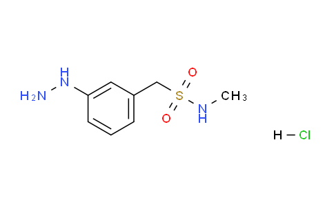 CAS No. 118870-42-1, 1-(3-hydrazinylphenyl)-N-methylmethanesulfonamide hydrochloride