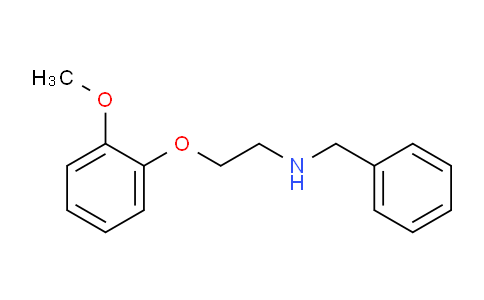 CAS No. 3246-03-5, N-benzyl-2-(2-methoxyphenoxy)ethanamine