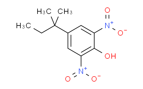 CAS No. 4097-50-1, 4-(2-methylbutan-2-yl)-2,6-dinitrophenol