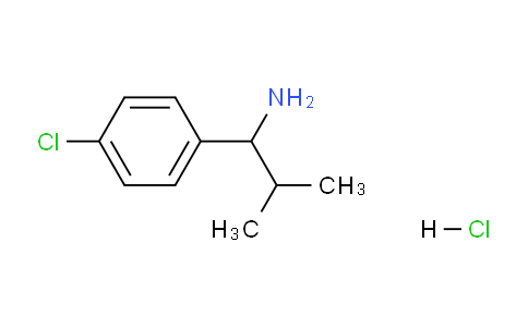 CAS No. 72954-91-7, 1-(4-chlorophenyl)-2-methylpropan-1-amine hydrochloride