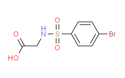 CAS No. 13029-73-7, 2-(4-Bromophenylsulfonamido)acetic acid