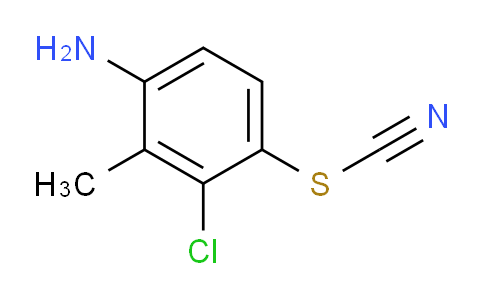 CAS No. 14030-84-3, 3-Chloro-2-methyl-4-thiocyanatoaniline