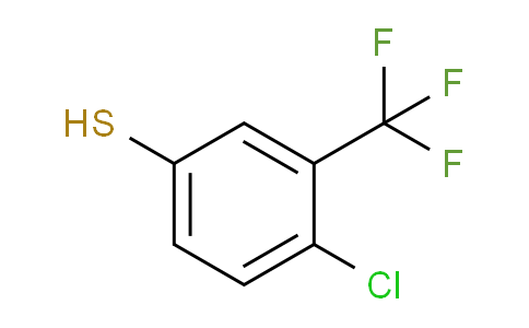 CAS No. 18800-22-1, 4-Chloro-3-trifluoromethyl-benzenethiol