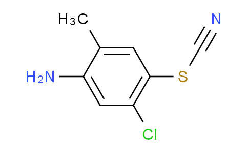 CAS No. 23530-69-0, 5-Chloro-2-methyl-4-thiocyanatoaniline