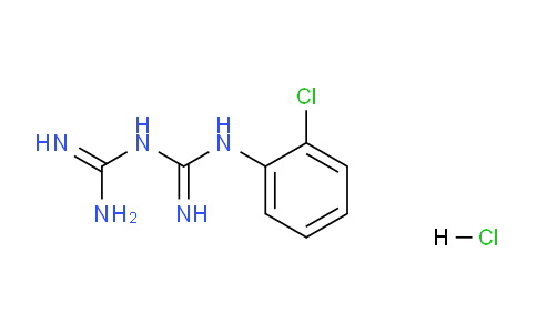 CAS No. 19579-44-3, 1-(2-Chlorophenyl)biguanide, HCl
