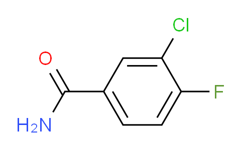CAS No. 701-43-9, 3-Chloro-4-fluorobenzamide