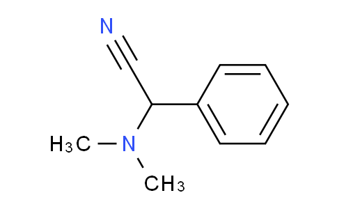 CAS No. 827-36-1, 2-(Dimethylamino)-2-phenylacetonitrile