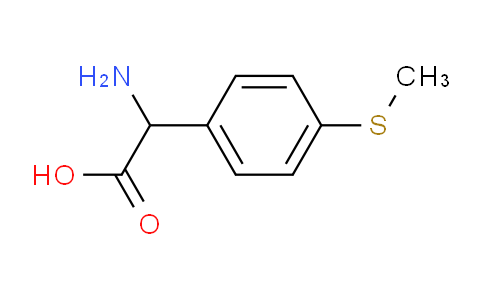 CAS No. 7292-80-0, Amino[4-(methylsulfanyl)phenyl]acetic acid