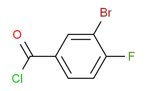 CAS No. 672-75-3, 3-Bromo-4-fluorobenzoyl chloride